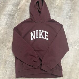 Nike Youth Burgundy Hoodie
